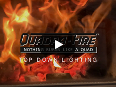 Top down lighting Quadrafire
