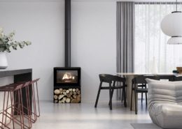 VisionLINE Phoenix Wood Fireplace